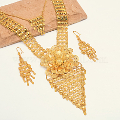 Vintage Floral Alloy Earrings & Necklaces Sets for Women&nbsp;BZ2266
