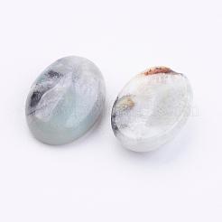 Natural Flower Amazonite Cabochons&nbsp;G-K217-01B