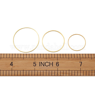 Brass Linking Rings&nbsp;KK-YS0001-03-1
