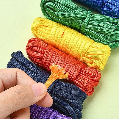 7 Bumdles 7 Colors Core Parachute Cords&nbsp;OCOR-YW0001-09-1
