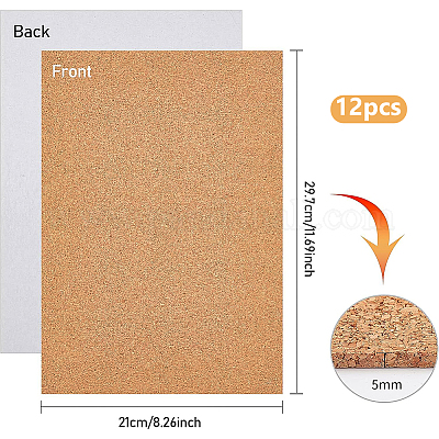 12 Sheets Cork Insulation Sheets&nbsp;DIY-BC0016-21-1