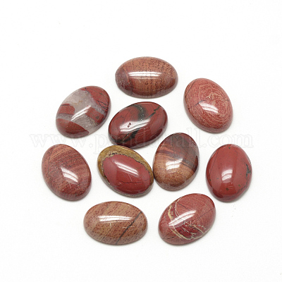 Natural Red Jasper Cabochons&nbsp;G-R415-13x18-31-1