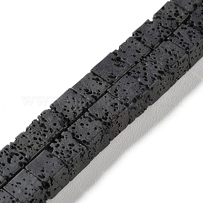 Synthetic Lava Rock Dyed Beads Strands&nbsp;G-H311-02B-10-1