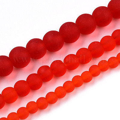 Transparent Glass Beads Strands&nbsp;X-GLAA-T032-T8mm-MD09-1