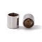 Tarnish Resistant 201 Stainless Steel Cord Ends, End Caps, Column, Stainless Steel Color, 6.5x6mm, Inner Diameter: 5mm