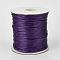 Eco-Friendly Korean Waxed Polyester Cord, Purple, 2mm, about 90yards/roll(80m/roll)