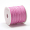 Polyester Threads, Chinese Knotting Cord, Hot Pink, 0.8mm, about 131.23~142.16 yards(120~130m)/roll