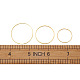 Brass Linking Rings&nbsp;KK-YS0001-03-10