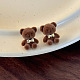 Alloy Flocking Stud Earrings&nbsp;FS-WG72CDC-01-1