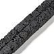 Synthetic Lava Rock Dyed Beads Strands&nbsp;G-H311-02B-10-1