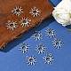Tibetan Style Alloy Sun Pendants&nbsp;X-TIBEP-M020-09AS-5
