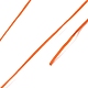 フラット弾性クリスタルストリング  弾性ビーズ糸  ストレッチブレスレット作り用  レッドオレンジ  0.8mm  約10.93ヤード（10m）/ロール&nbsp;EW-O001-02F-3