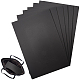 プラスチックシート  長方形  ブラック  300x200x1.2mm&nbsp;DIY-WH20079-041A-01-1