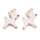 Alloy Enamel Pendants&nbsp;X-ENAM-N054-012B-2