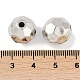 CCBプラスチックビーズ  ラウンド  多面カット  13.5x13mm  穴：2mm&nbsp;ALUM-U001-01B-06-3