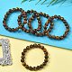 Natural Tiger Eye Bead Stretch Bracelets&nbsp;BJEW-K212-C-028-1