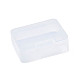 プラスチックビーズ収納ケース  長方形  透明  9.5x7x3cm&nbsp;CON-Q035-02A-1