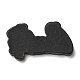 オペーク樹脂カボション  単語の赤ちゃん  黄緑  23.5x41.5x5mm&nbsp;CRES-M022-01I-2