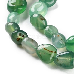 Natural Green Onyx Agate(Dyed & Heated) Beads Strands&nbsp;G-P497-01C-30
