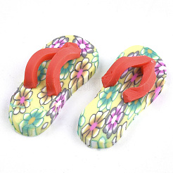 Handmade Polymer Clay Cabochons&nbsp;CLAY-S091-12