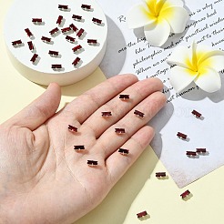 プレシオサ® マキシマ クリスタル 縫い付けカップ  マルチ連リンク  チェコクリスタル  真鍮製爪付き台座付き  719 39 090 バゲット  銀  90090 サイアム  7x3mm&nbsp;Y-PRC-SF7-90090-S