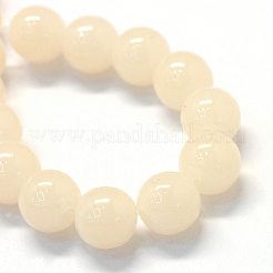 Baking Paint Imitation Jade Glass Round Bead Strands&nbsp;X-DGLA-Q021-6mm-41