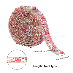 Glass Hotfix Rhinestone Beaded Trim&nbsp;DIY-WH0188-11