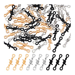 60Pcs 3 Colors Zinc Alloy Connector Charms&nbsp;FIND-DC0004-86