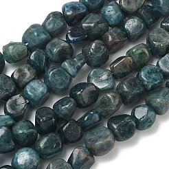 天然石アパタイトビーズ連売り  ナゲット  7~9x7.5~8.5x5~7mm  穴：1mm  約48~50個/連  15.55''（39.5センチメートル）&nbsp;G-R445-8x10-24A