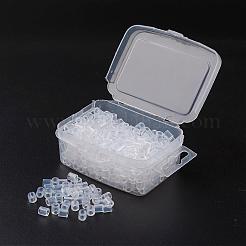 子供用1箱5mmハマビーズpediyヒューズビーズリフィル  チューブ  透明  5x5mm  穴：3mm  約500個/箱&nbsp;DIY-X0047-A44-B