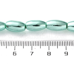 電気めっき合成磁性ヘマタイト ビーズ 連売り  ライス  ミックスカラー  12~12.5x6~6.5mm  穴：1.2mm  約34個/連  16.34~16.42インチ（41.5~41.7cm）&nbsp;G-C248-I01-6x12mm