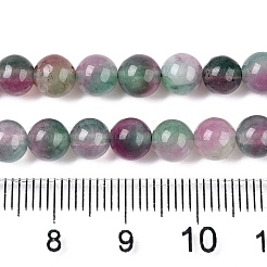 染め加工天然石ホワイトジェイドビーズ連売り  ツートン  ラウンド  プラム  6x6mm  穴：0.9mm  約61~65個/連  14.65~15.2''（37.2~38センチメートル）&nbsp;G-T138-6mm-210-3