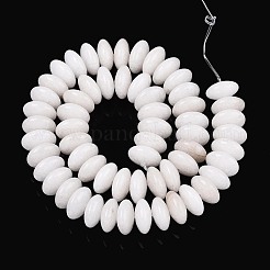 Natural White Jade Beads Strands&nbsp;G-T144-49A-01