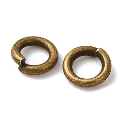 アンティークブロンズジュエリーアクセサリーオープン丸カン  ラウンド  真鍮  18ゲージ  5x1mm  内径：3mm  約120個/10g&nbsp;X-JRC5MM-AB