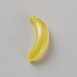 光る樹脂製ドールハウス装飾  ふり小道具  模造果物  暗闇で光る  バナナ  23x9.5x6.5mm&nbsp;FIND-CJC0010-106E