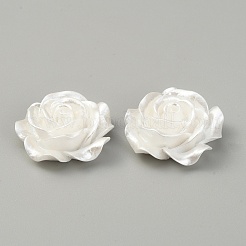 Opaque Resin Cabochons&nbsp;CRES-WH0010-032D-04