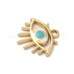 Ion Plating(IP) 304 Stainless Steel Enamel Charms&nbsp;STAS-G351-07G-02