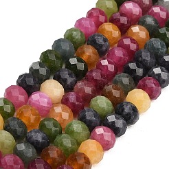 Faceted Dyed Natural White Jade Beads Strands&nbsp;GG-CBAE966-01B-A