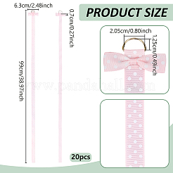 20Pcs Polyester Hairpin Hair Clip Holder Storage Organizer Hanging Ribbon&nbsp;AJEW-FG0005-80