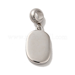 304 Stainless Steel FireBrick Enamel European Dangle Charms&nbsp;STAS-G308-30P