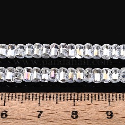 Electroplate Transparent Glass Beads Strands&nbsp;EGLA-N022-09A-B11