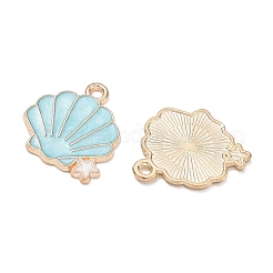 Alloy Enamel Pendants&nbsp;AL-CBAX434-01B