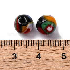 Handmade Millefiori Lampwork Beads&nbsp;LAMP-R003-02A-07