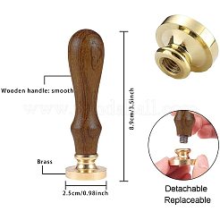 DIY Wood Wax Seal Stamp&nbsp;AJEW-WH0131-171