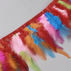 Fashion Feather Cloth Strand Costume Accessories&nbsp;DIY-WH20007-379B