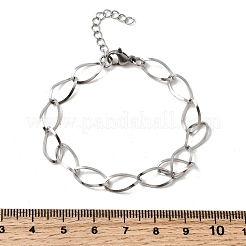 304 Stainless Steel Link Chain Bracelets for Women&nbsp;BJEW-A051-02P