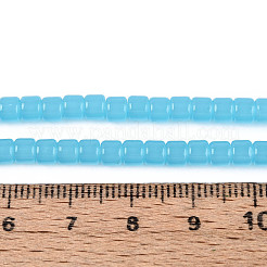 Imitation Jade Glass Beads Strands&nbsp;GLAA-N065-4x4mm-B03
