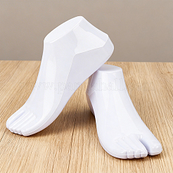 足用PVCフットサポート  女性モデルアクセサリー  ホワイト  223x61x105mm&nbsp;AJEW-CY0002-69A