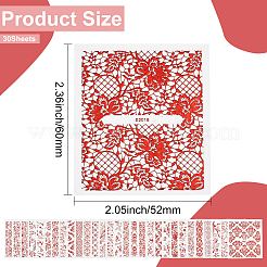 Self Adhesive PET Nail Art Stickers Decals&nbsp;MRMJ-WH20005-15B-05
