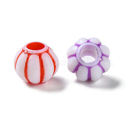 Opaque Acrylic European Beads&nbsp;SACR-P031-03A